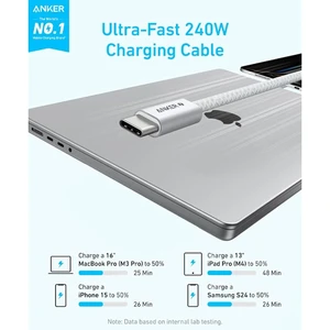 کابل شارژ 240 وات انکر Anker A8060