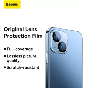 محافظ لنز دوتایی دوربین آیفون 14 پلاس بیسوس Baseus 14 plus Lens Film Protector SGQK000702