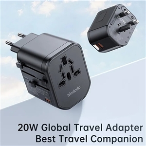 آداپتور دیواری فست شارژ مک دودو Mcdodo 20W PD Fast Charging Universal Travel Adapter CP-3471