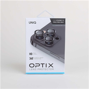 محافظ لنز دوربین دکمه ای برند یونیک مناسب آیفون 13 پرو مکس Uniq Optix Lens Protector iPhone 13 Pro Max