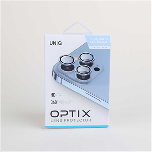 محافظ لنز دوربین دکمه ای برند یونیک مناسب آیفون 13 پرو مکس Uniq Optix Lens Protector iPhone 13 Pro Max