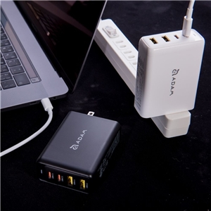 ایستگاه شارژ برند Adam Elements مدل OMNIA Pro 100W با کابل USB-C به USB-C (200 سانتی متر)