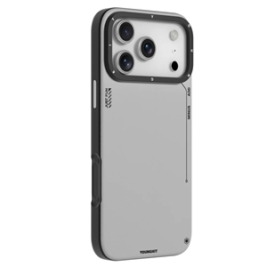 قاب برند یانگکیت مدل Youngkit Simple Matte Leather Case magsafe مناسب برای Apple iPhone 17 Pro