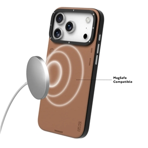 قاب برند یانگکیت مدل Youngkit Simple Matte Leather Case magsafe مناسب برای Apple iPhone 17 Pro