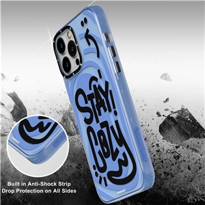 قاب YOUNGKIT یانگکیت Blue Happy Mood Series مناسب برای Apple iPhone 14