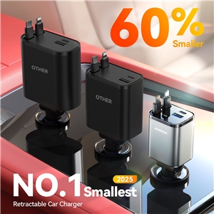 شارژر فندکی 30 وات با کابل جمع شونده جویروم JOYROOM JR-CCL05