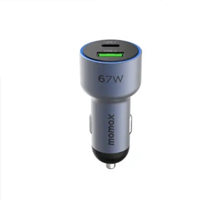 شارژر فندکی دو پورت 67 وات مومکس Momax MoVe Car Charger UC16E