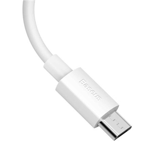 پک 2 عددی کابل میکرو یو اس بی بیسوس Baseus Simple Wisdom Data Cable Kit USB to Micro 2.1A (2PCS/Set) 1.5m TZCAMZJ-02
