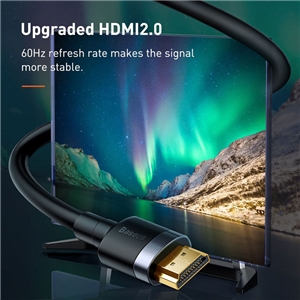 کابل HDMI طول 3 متر بیسوس Baseus Cafule 4K HDMI CADKLF-G01
