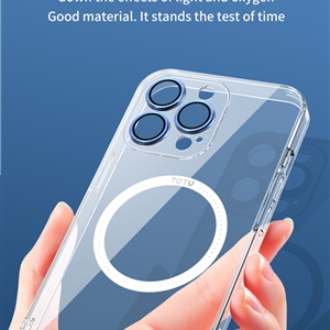 کاور شفاف مگ سیف دار برند توتو مدل AA-176 مناسب برای iPhone 13 Pro Max