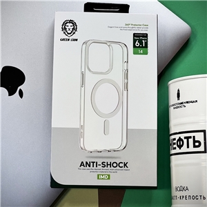 قاب شفاف مگسیف Magsafe گرین Green مدل آنتی شاک Anti Shock مناسب برای Apple iPhone 14 Pro Max