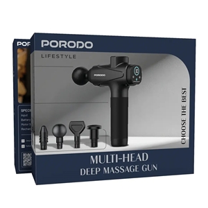 تفنگ ماساژور عمیق پرودو Porodo لایف‌استایل مدل PDLFSTNS066BK