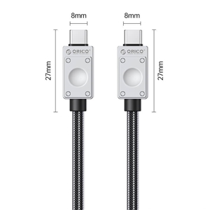 کابل USB4.0 چند کاره 240 وات اوریکو مدل 240A2-40