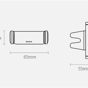 پایه نگهدارنده گوشی بیسوس Baseus Steel Cannon Air Outlet Car Mount