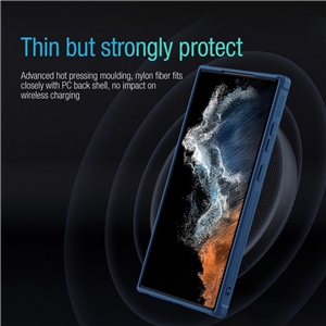 قاب برند نیلکین مدل Nillkin Textured Nylon Fiber Series مناسب برای Samsung Galaxy S23 Ultra