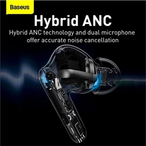 هندزفری بلوتوث دوگوش بیسوس Baseus S2 SIMU ANC TWS Bluetooth Earphones  NGS2-0G