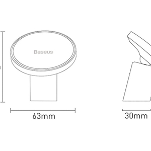 پایه نگهدارنده و هلولدر دوکاره بیسوس Baseus Magnetic Car Mount SULD-01