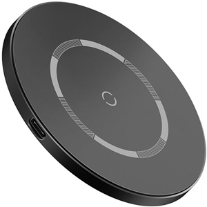 شارژر وایرلس بیسوس توان 15 وات با کابل Baseus Simple Magnetic Wireless Charger WXJK-E01