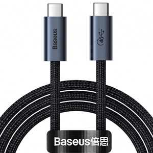 کابل Type C به Type C فست شارژ بیسوس Baseus Flash Series USB4.0 CASS010014 طول 1 متر توان 100 وات