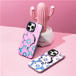 قاب YOUNGKIT یانگکیت Pink Color Changing Floral Magsafe Series مناسب برای Apple iPhone 15 Pro Max