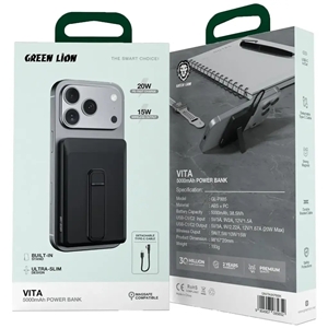 پاور بانک گرین لاین Green Lion Vita 10000mAh Power Bank