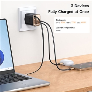 آداپتور 2 پورت 40 وات مک دودو Mcdodo Gan Charger CH-4280