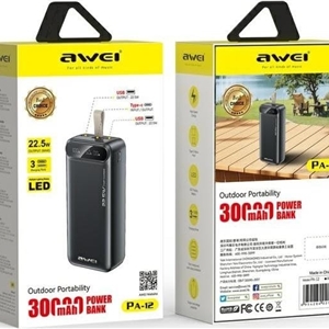 پاوربانک 30000 اوی Awei PA12 توان 22.5 وات