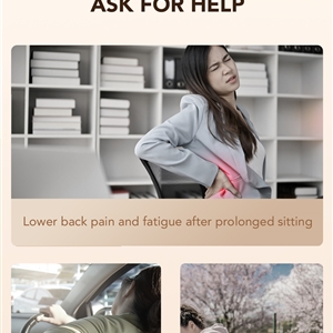 ماساژور الکتریکی کمر اس کی جی SKG W7 Pro Waist Massager