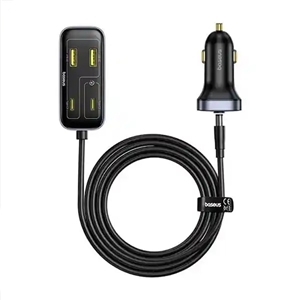 شارژر فندکی 6 پورت 110 وات بیسوس Baseus BackseatPal L1 C00081100121-00