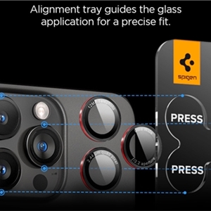 محافظ لنز دوربین اسپیگن مدل EZ Fit Optik Pro برای iPhone 15 Pro