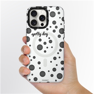 قاب YOUNGKIT یانگکیت White Polka Dots Magsafe Series مناسب برای Apple iPhone 13