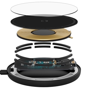 شارژر وایرلس بیسوس Baseus Simple Magnetic Wireless Charger WXJK-F01 توان 15 وات مخصوص سری آیفون 12 به بعد