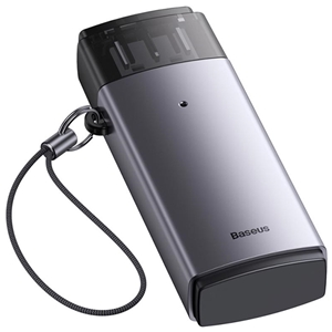 رم ریدر USB به اس دی کارت و میکرو اس دی بیسوس Baseus WKQX060013 USB-A to SD/TF