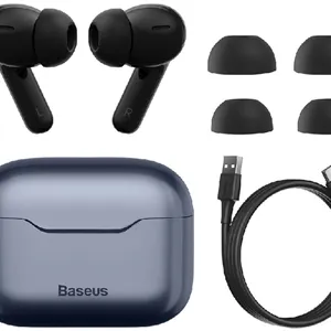 هندزفری بی سیم بیسوس مدل SIMU S1 Pro NGS1P-0A بهمراه کیس شارژ بی سیم