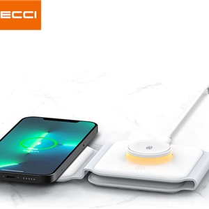 شارژ بیسیم چند کاره رسی Recci Wireless Charger Ambient Lamp RCW-27