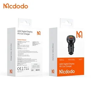 شارژر فندکی 2 خروجی 45W مک دودو بهمراه خروجی PD مدل CC-7030