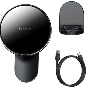 هولدر و شارژر وایرلس چندکاره بیسوس Baseus Big Energy Car Mount Wireless Charger WXJN-01 توان 15 وات