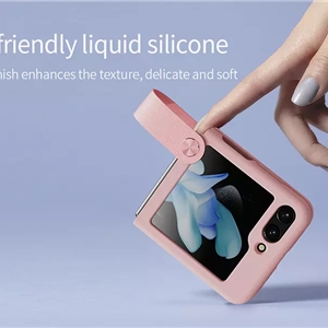 قاب سامسونگ زد فیلیپ 5 نیلکین مدل Finger Strap Liquid Silicone مناسب برای Nillkin Samsung Galaxy Z Flip 5