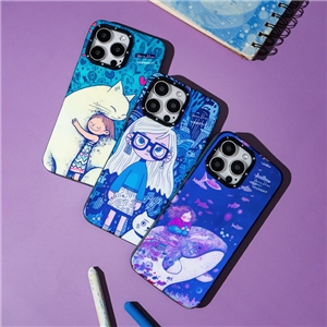 قاب YOUNGKIT یانگکیت Purple Verna Zhao Dreamy Magsafe Series Apple iphone مناسب برای Apple iPhone 15 Pro Max