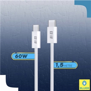 کابل شارژ Blueo بلو Braided PD Fast Charging USB Cable Type C طول 1 متر