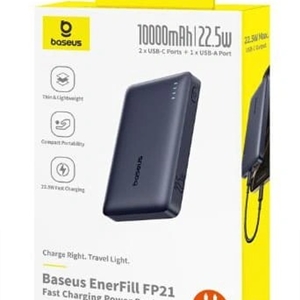 پاوربانک 10000 بیسوس Baseus EnerFill FP21 P1008210D123-00 توان 22.5 وات