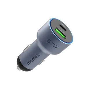 شارژر فندکی دو پورت 67 وات مومکس Momax MoVe Car Charger UC16E