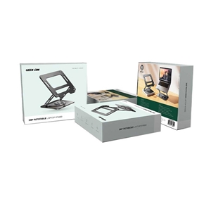 پایه لپ تاپ چرخشی گرین لاین Green Lion 360 Rotatable Laptop Stand GN360LAPSDBK