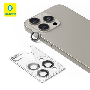 رینگ محافظ لنز آیفون ا BLUEO PVD Stainless Original Steel Frame Lens Protector مناسب برای Apple iPhone 15 Pro