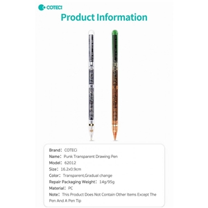 قلم آیپد شفاف کوتسی Coteci Punk Transparent Drawing Pen 62012