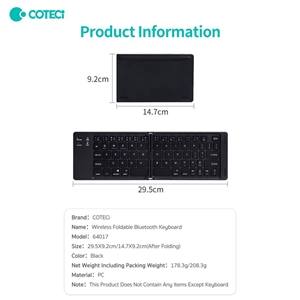 کیبورد بلوتوثی تاشو کوتتسی Coteetci 64017