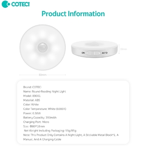 چراغ خواب هوشمند کوتسی COTECI LED Light 89001