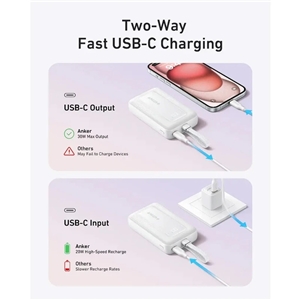 پاوربانک 30 وات 10000 میلی آمپر انکر مدل A1688