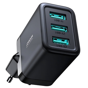 آداپتور 3 پورت 17 وات جویروم Joyroom Smart Charger JR-TCN02EU