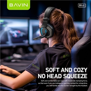 هدفون سیمی گیمینگ باوین Bavin BH61